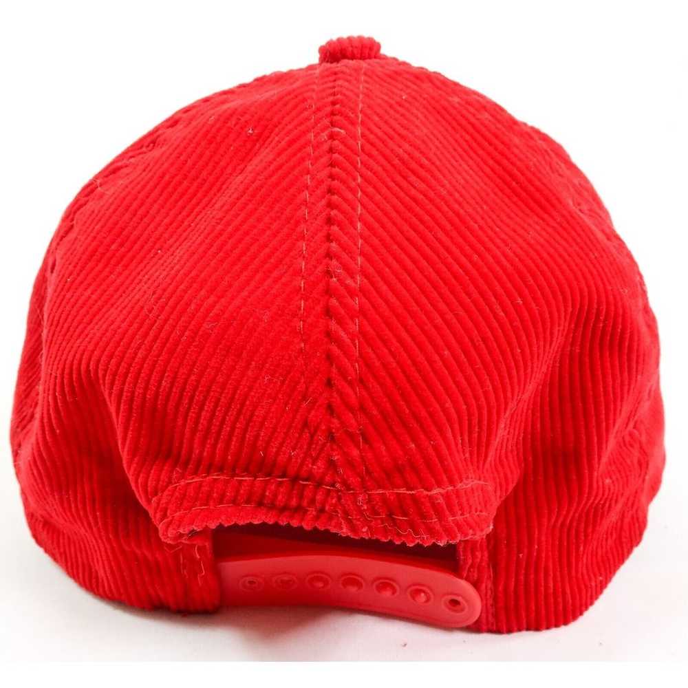 ST Louis CARDINALS Red Corduroy Snapback Hat Vint… - image 10