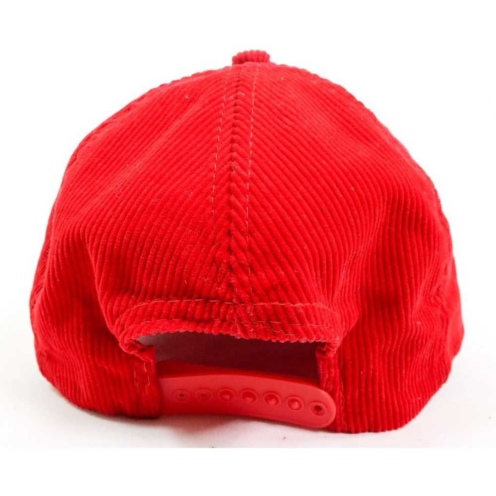 ST Louis CARDINALS Red Corduroy Snapback Hat Vint… - image 9