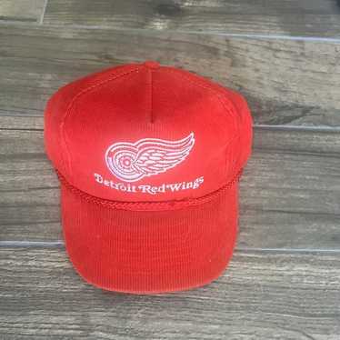 Vintage Corduroy Red Wings Hat - image 1