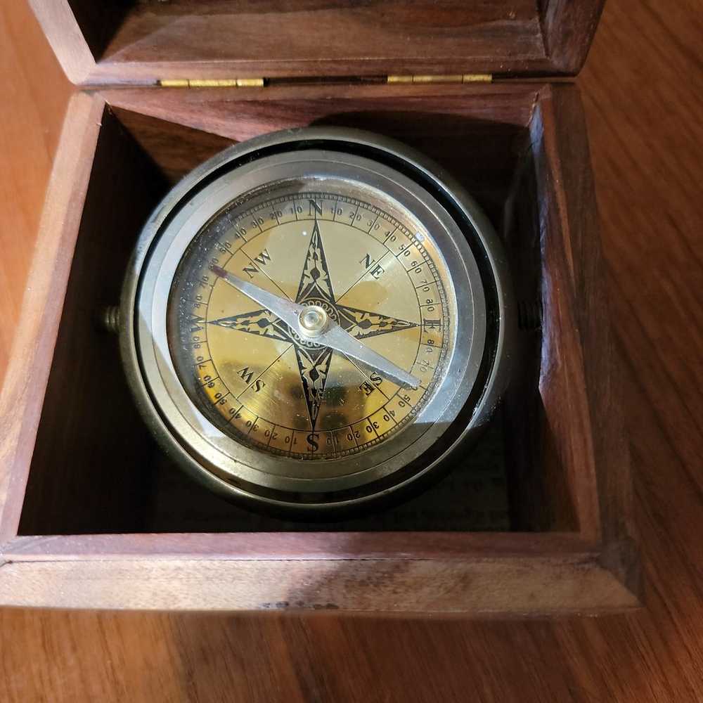 Vintage nautical compass - image 3