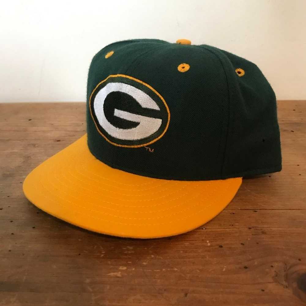 Vintage Green Bay Packers Fitted hat 7 5/8 - image 3