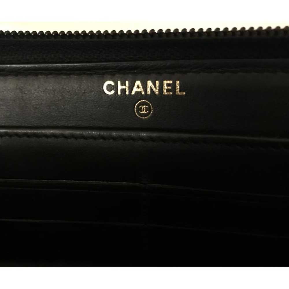 Chanel Boy leather wallet - image 3