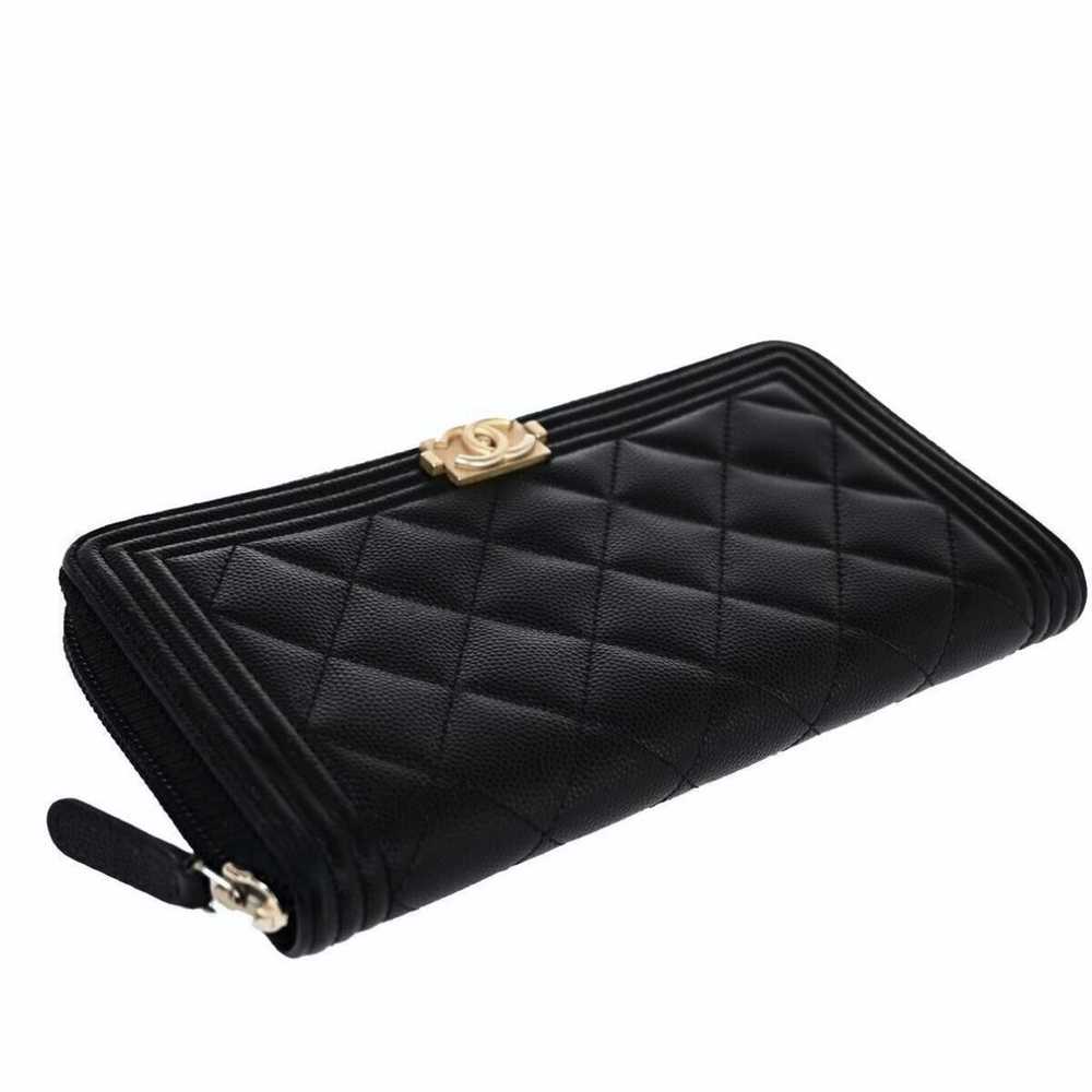 Chanel Boy leather wallet - image 5