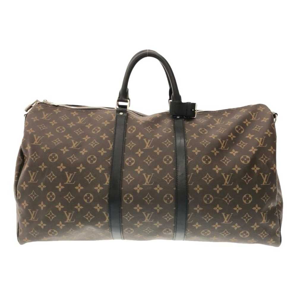 Louis Vuitton Keepall leather travel bag - image 1