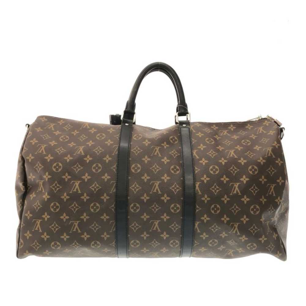 Louis Vuitton Keepall leather travel bag - image 3