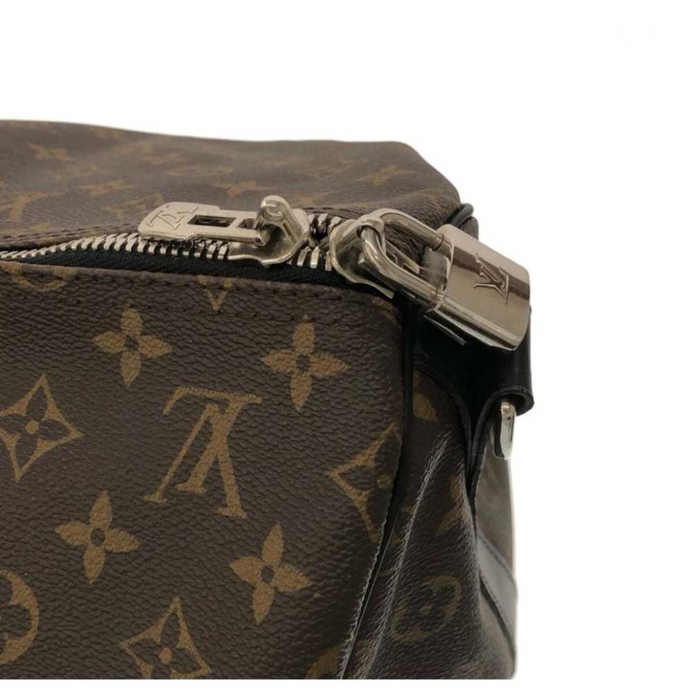 Louis Vuitton Keepall leather travel bag - image 9