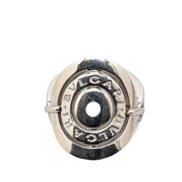 Silver Bvlgari 18k White Gold Astrale Cerchi Ring