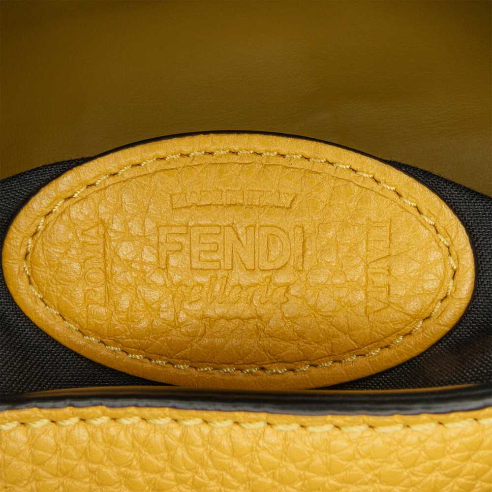 Yellow Fendi Selleria Calfskin Convertible Baguet… - image 6