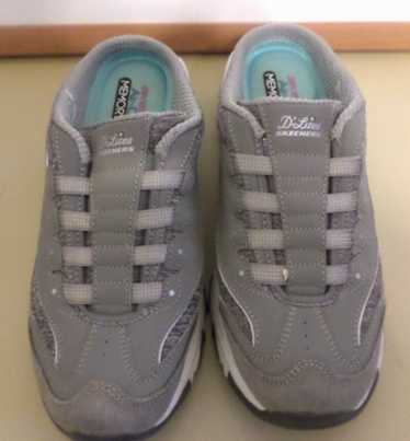 EUC! SKECHERS MEMORY FOAM SLIDE ON Shoe  9M-GREY-… - image 1