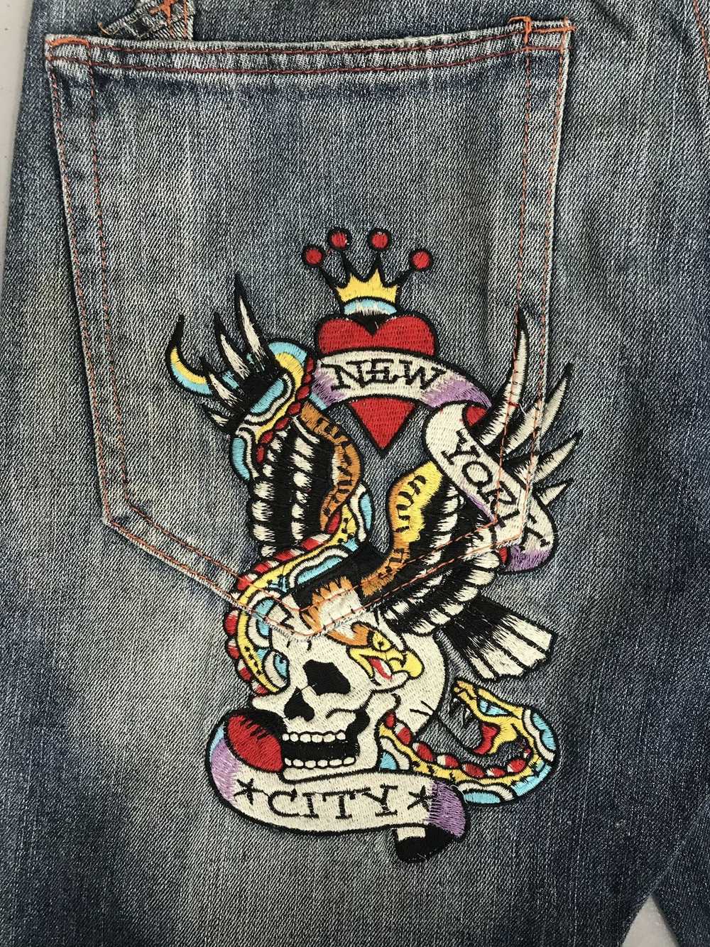 Christian Audigier × Ed Hardy × Streetwear 90s Cr… - image 6