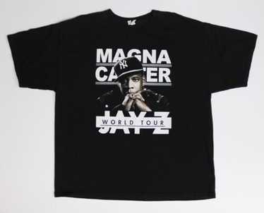 Magna Carter World Tour Jay-Z 2013Tシャツ 2013 Jay Z T Shirt Mens Large Black Magna Carter World Tour