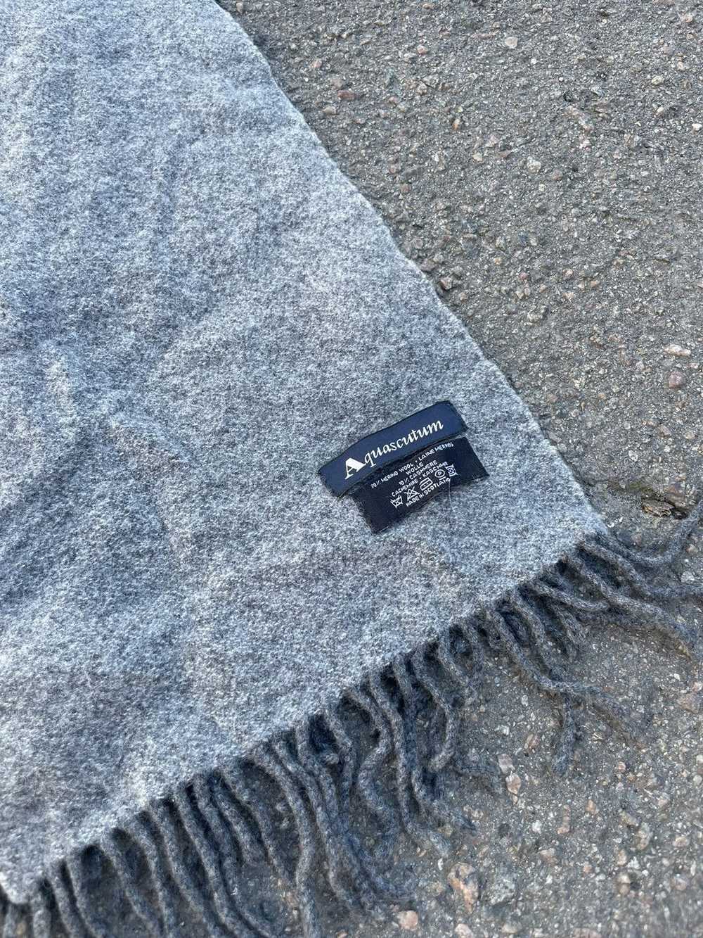 Aquascutum × Vintage Vintage Aquascutum Scarf Mer… - image 2