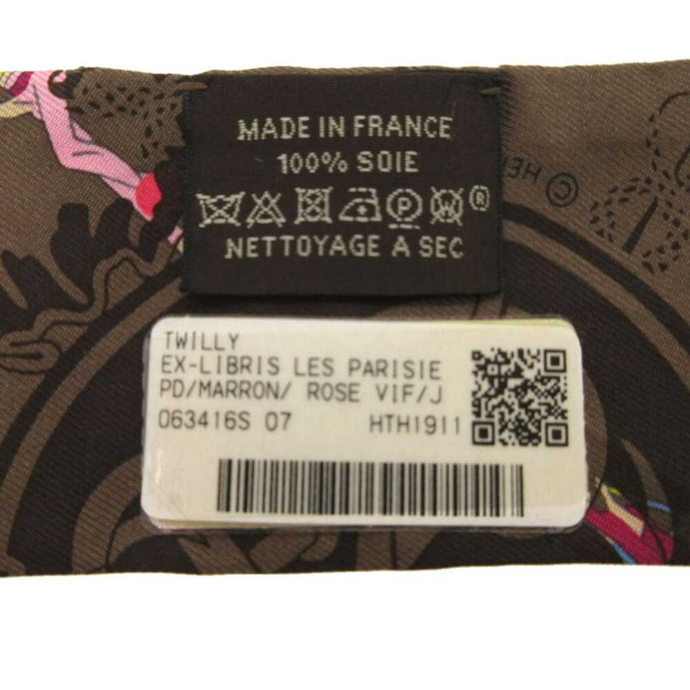 Hermes Hermes Twilly Exlibris Parisienne Scarf Mu… - image 4