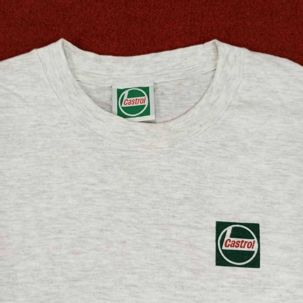 Racing × Vintage Castrol Racing Promo Style Tshir… - image 4