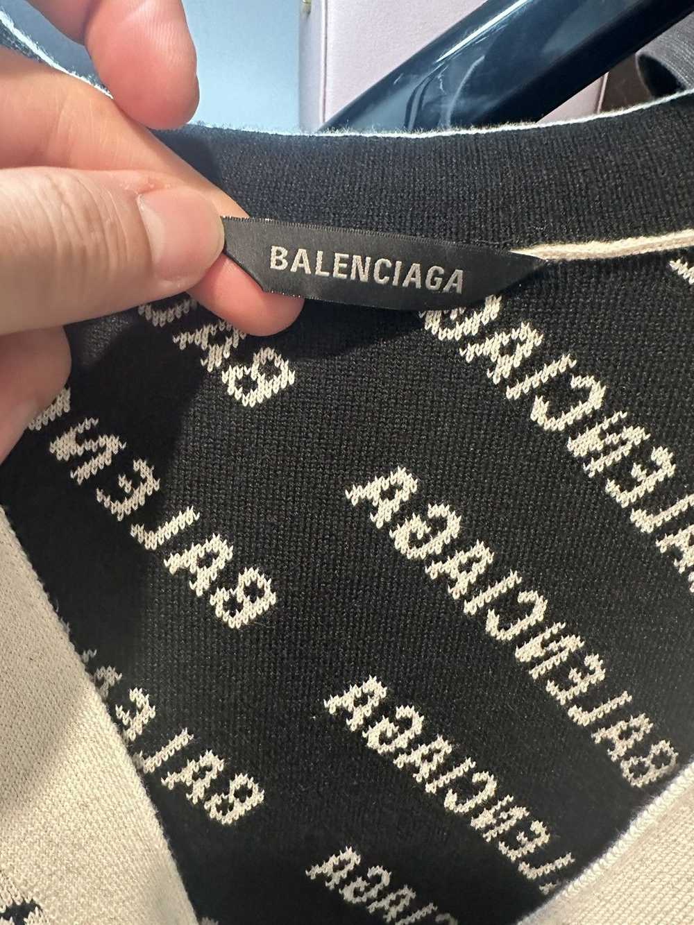 Balenciaga All over logo cardigans - image 3