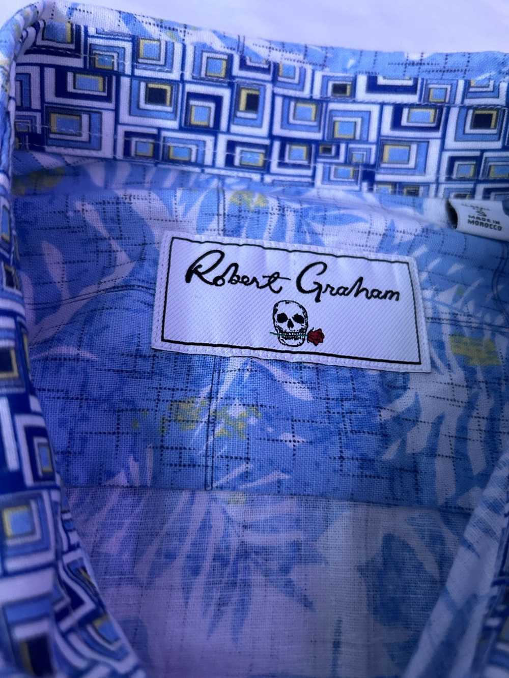 Robert Graham Robert Graham Linen Blend Short Sle… - image 7