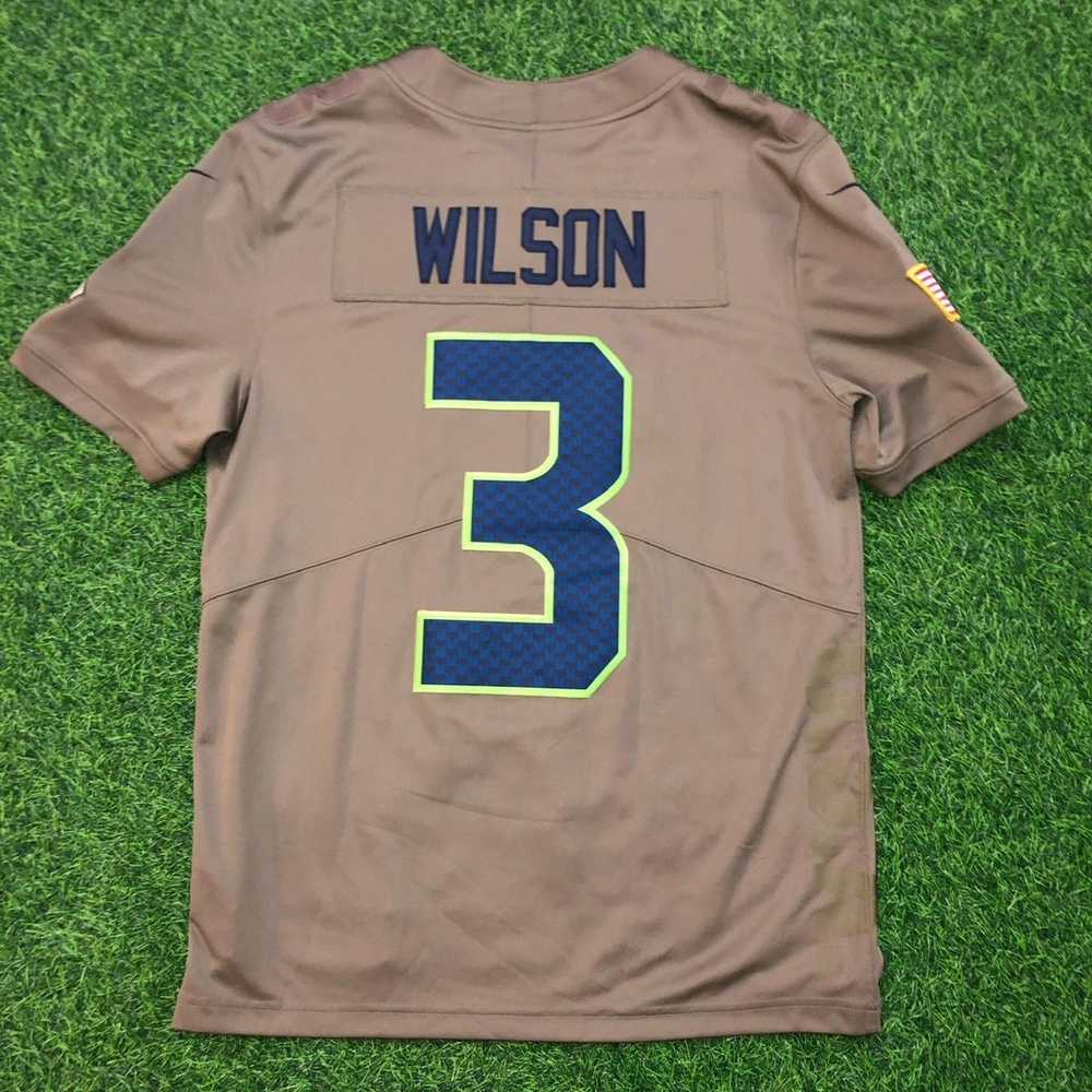 NFL Army Green/Olive NFL Seattle Seahawks Russell… - image 2