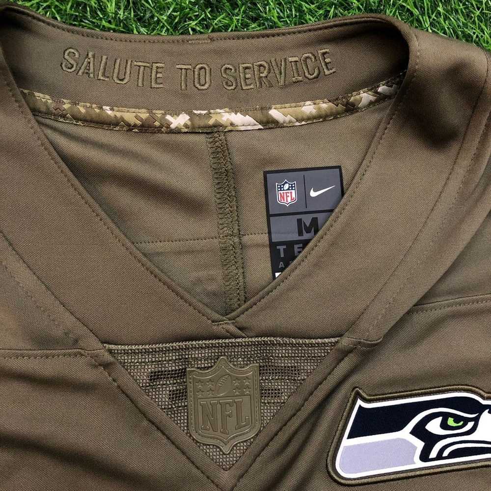 NFL Army Green/Olive NFL Seattle Seahawks Russell… - image 6