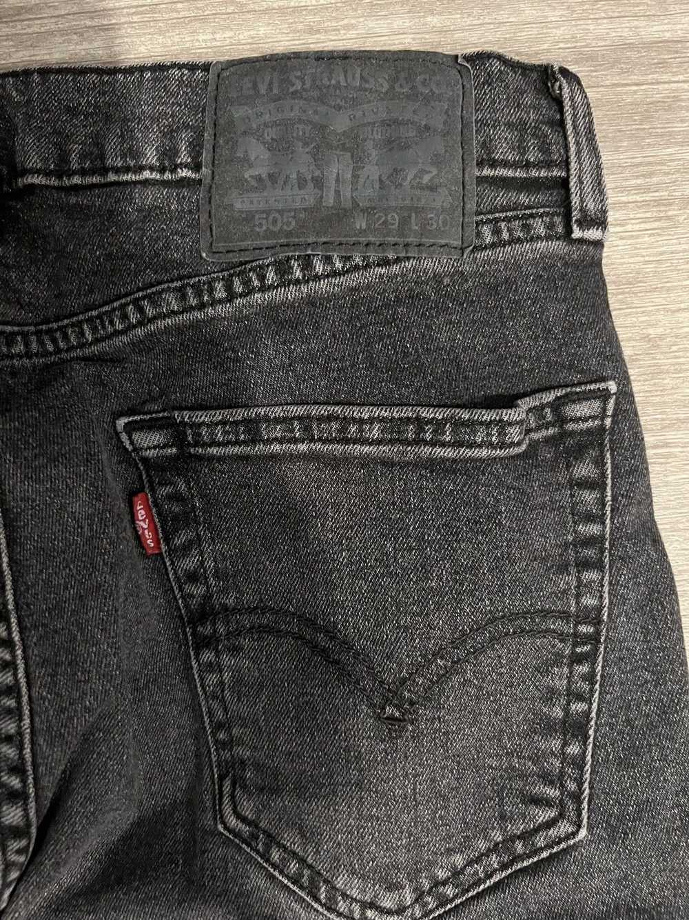 Levi's Levi’s 505 vintage black jeans - image 6