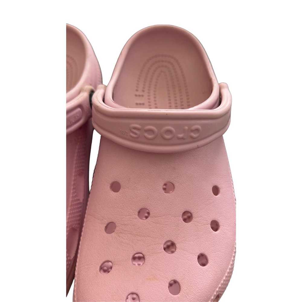 Crocs Crocs pink clogs shoes size 7-9 - image 4