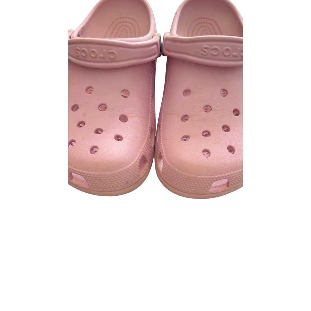 Crocs Crocs pink clogs shoes size 7-9 - image 5