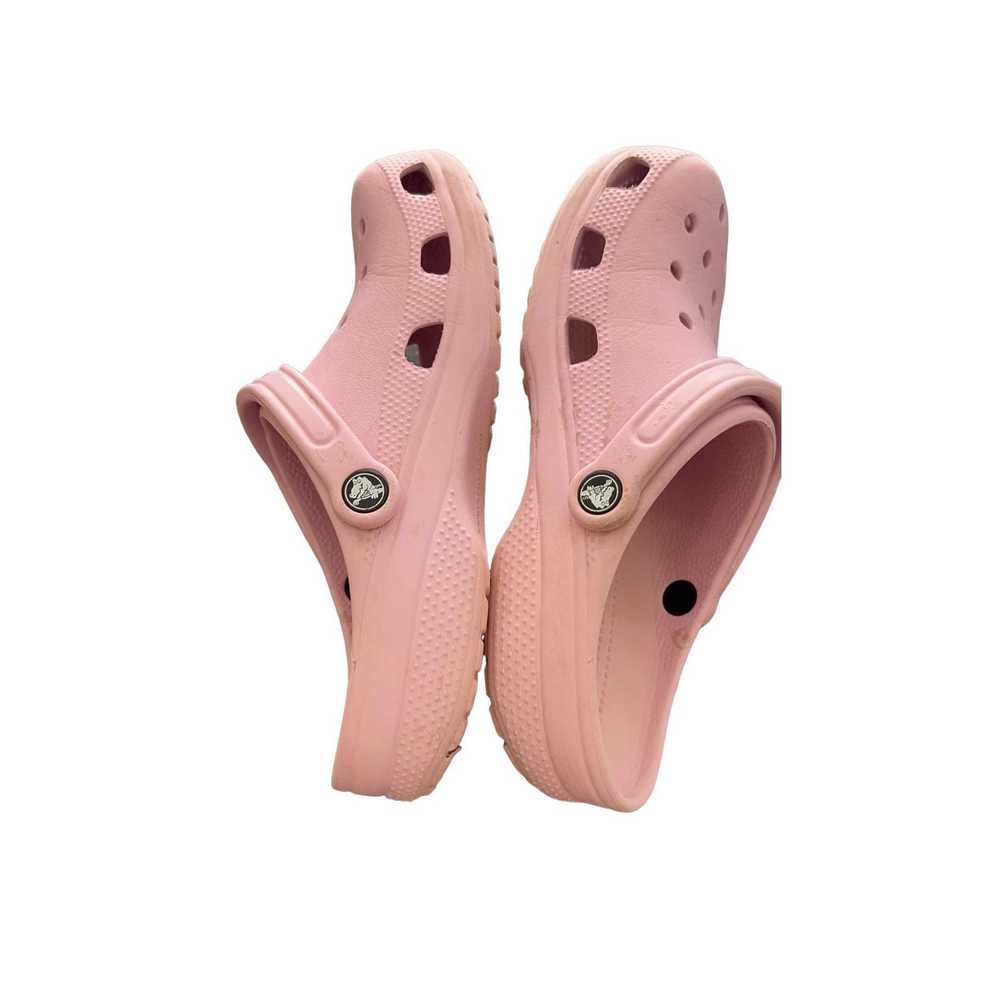 Crocs Crocs pink clogs shoes size 7-9 - image 6