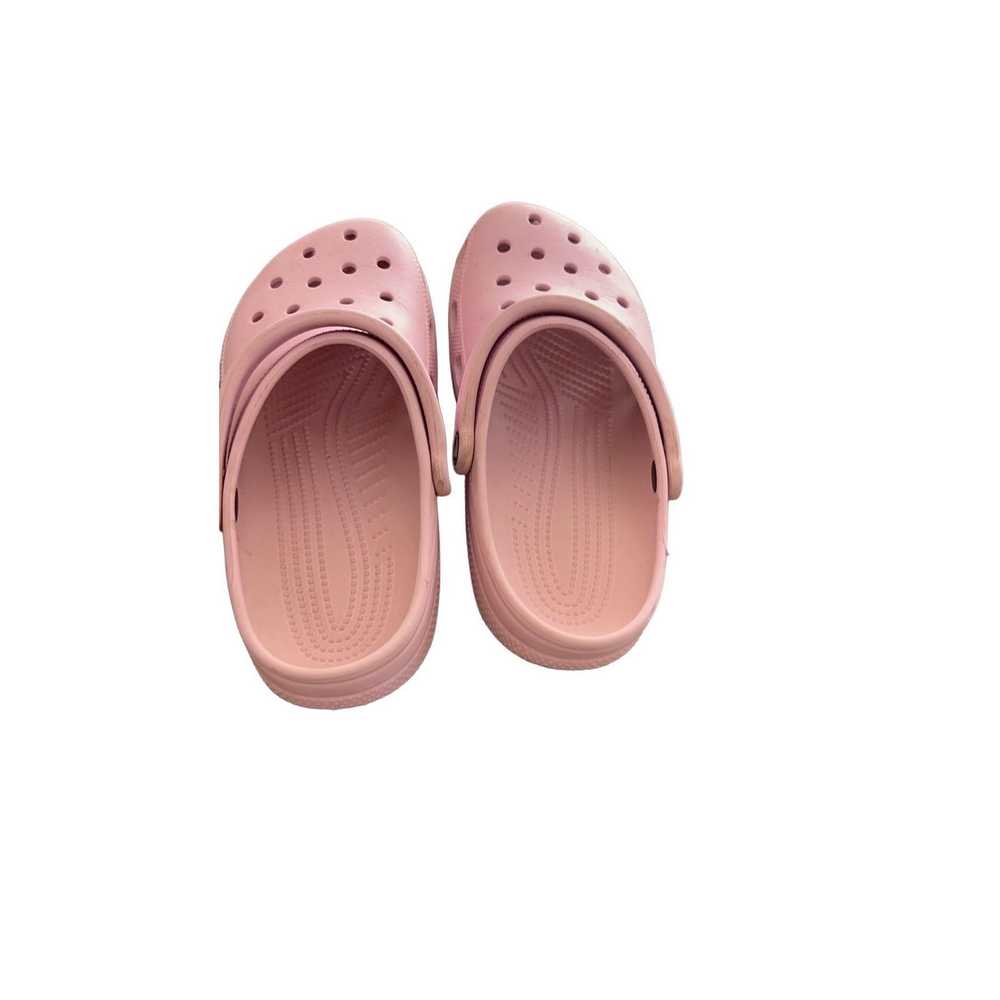 Crocs Crocs pink clogs shoes size 7-9 - image 7