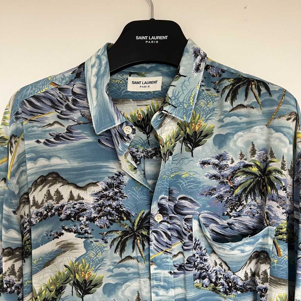 Saint Laurent Paris Saint Laurent Paris Hawaiian … - image 2