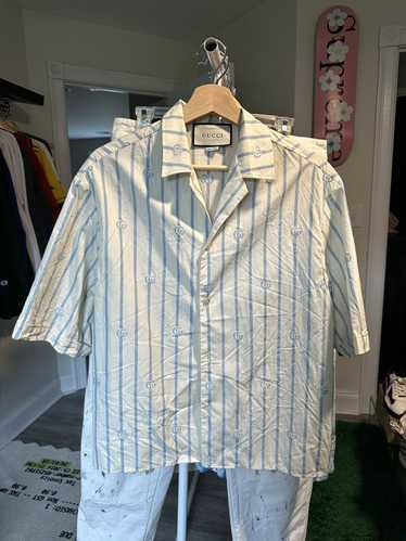 Gucci Gucci Bowling G stripe shirt