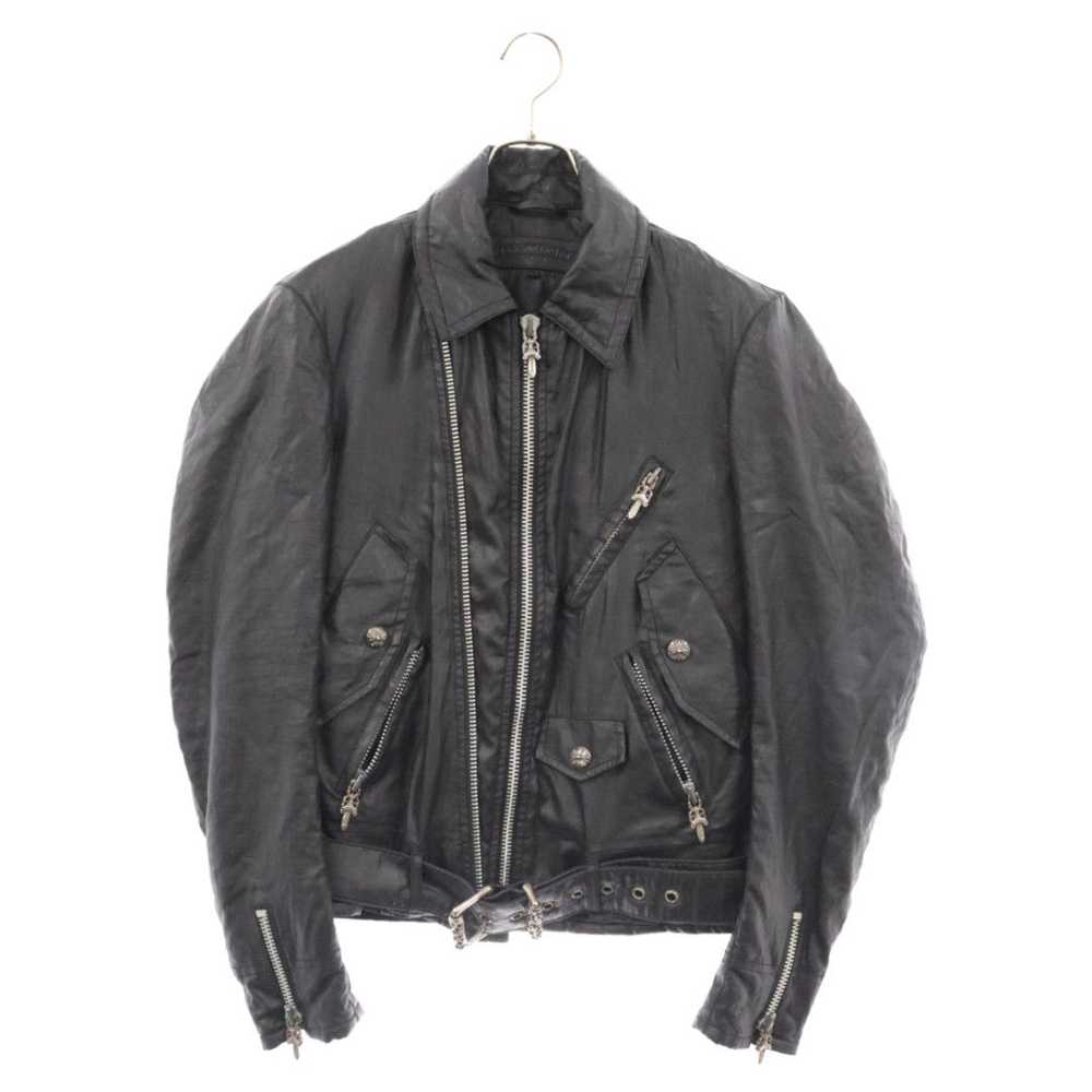 Chrome Hearts Chrome Hearts Coated Linen Mid Zip … - image 1