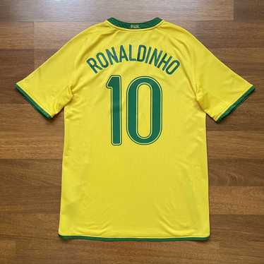 Nike × Soccer Jersey × Vintage BRAZIL NIKE 2008 F… - image 1