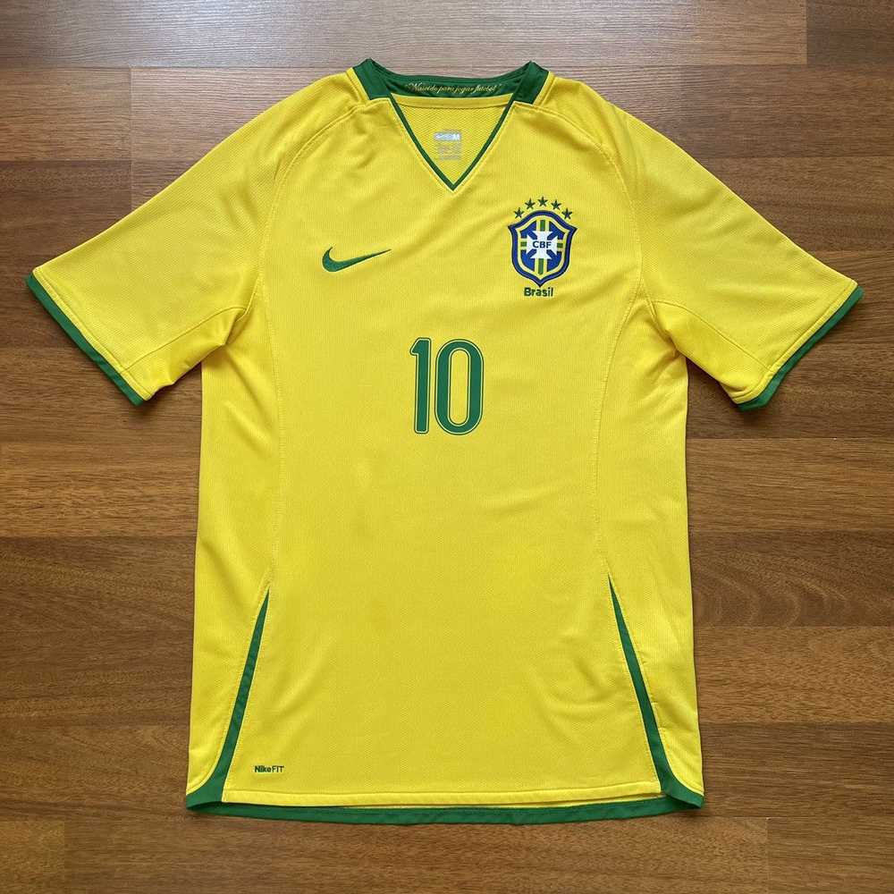 Nike × Soccer Jersey × Vintage BRAZIL NIKE 2008 F… - image 2