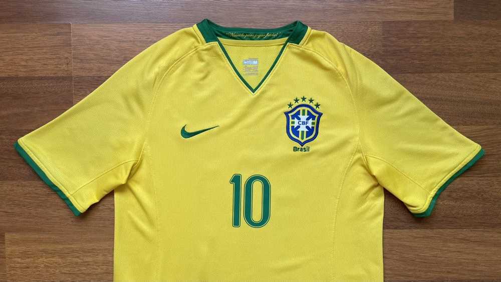 Nike × Soccer Jersey × Vintage BRAZIL NIKE 2008 F… - image 3