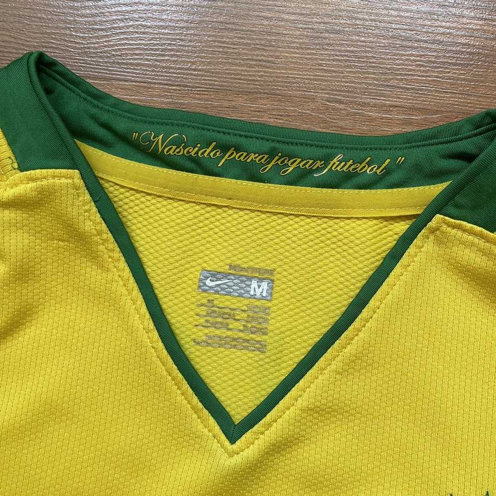 Nike × Soccer Jersey × Vintage BRAZIL NIKE 2008 F… - image 6