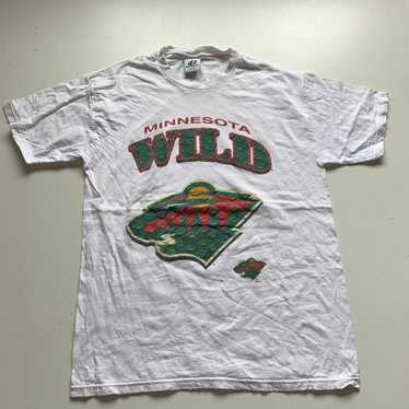 NHL Vintage Kids Tshirt Minnesota offers Wild Old Time Hockey Shirt 1990s