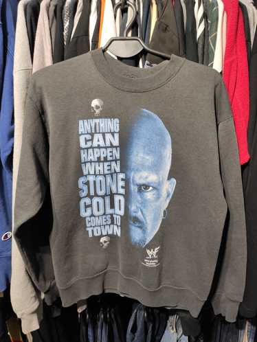 Vintage × Wwf 1998 stone cold sweatshirt