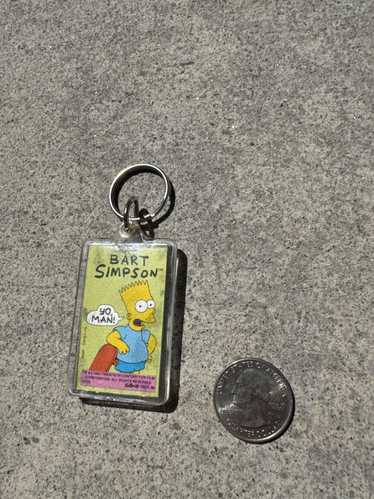 The Simpsons × Vintage 1989 Bart Simpson key chain