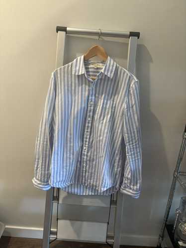 Alex Mill Mill Shirt in Wide Striped Cotton Poplin