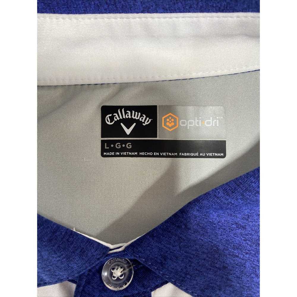 Callaway Callaway Shirt Mens Large Blue Opti Dri … - image 4