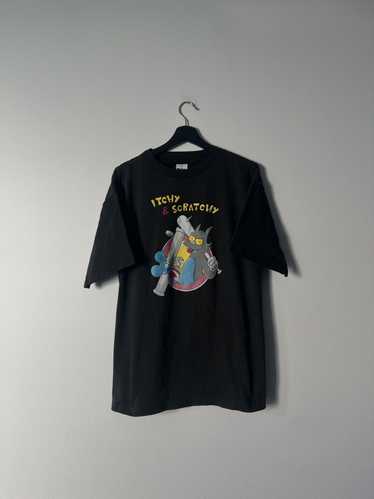 Vintage Itchy & Scratchy - Skeleton Tee (The Simps