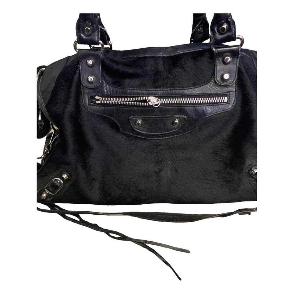 Balenciaga City pony-style calfskin handbag - image 1