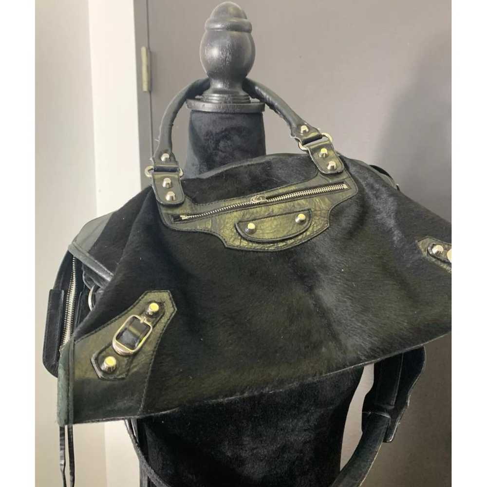 Balenciaga City pony-style calfskin handbag - image 5