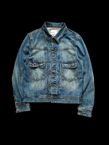 Takeo Kikuchi Denim Jeans Jacket Medium Vintage 90's Takeo hotsell Kikuchi Japan Workers Denim Men Workwear Jacket Size M