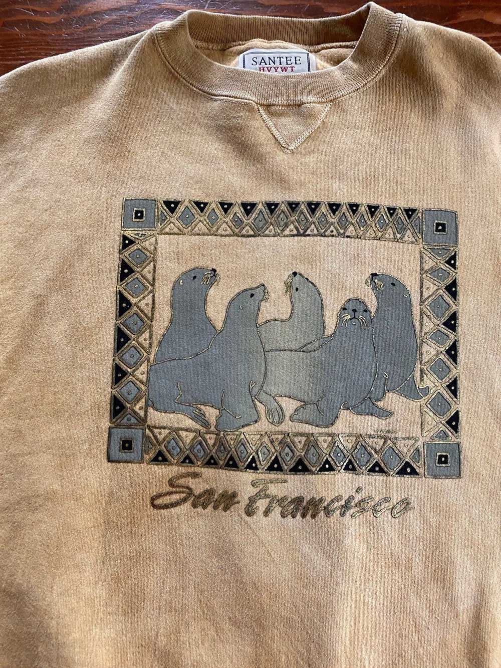 Animal Tee × Vintage Vintage 90’s Seals San Franc… - image 3