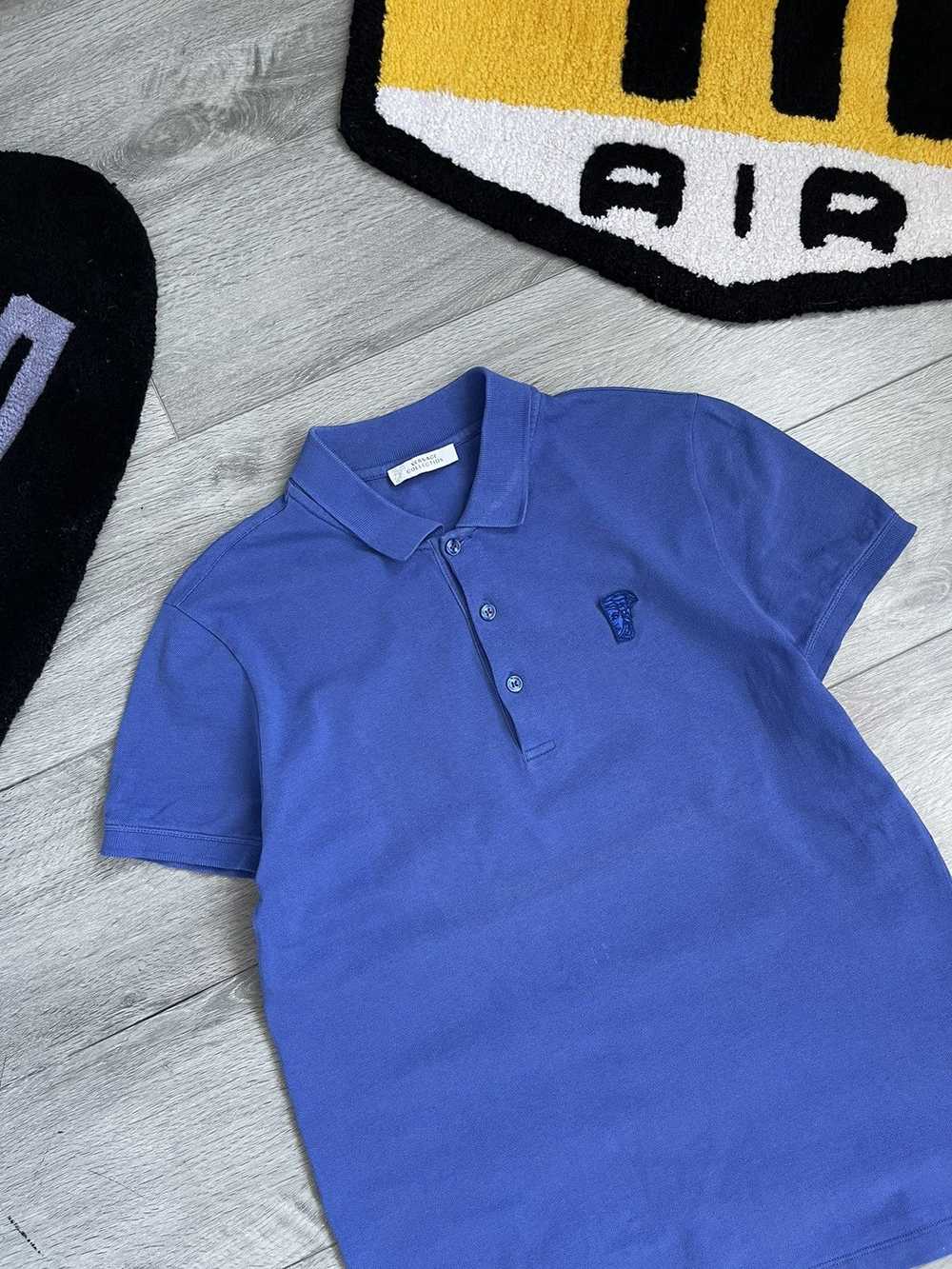 Designer × Versace Versace Medusa logo polo shirt… - image 3