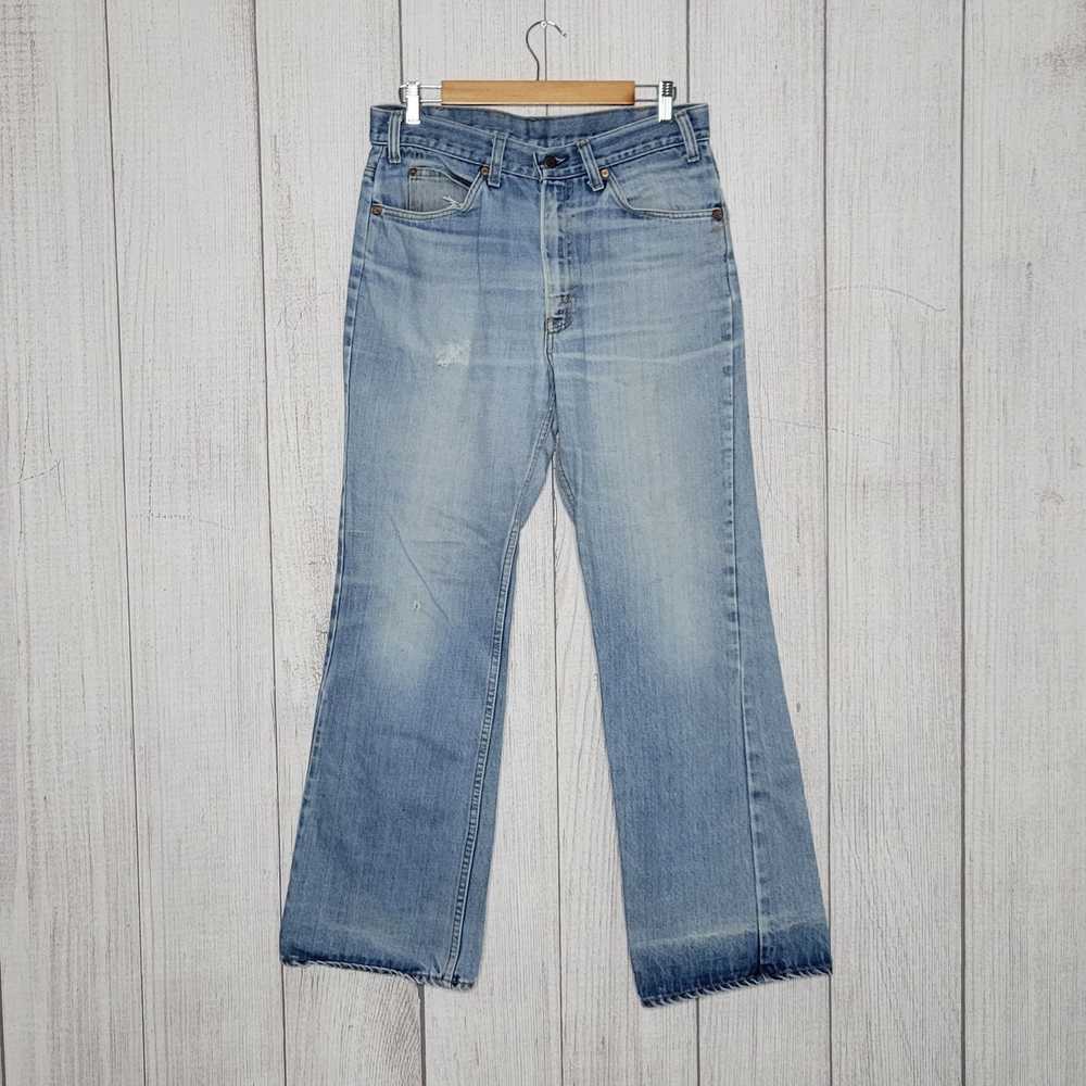 Levi's Vintage Levi's 1970s 517 Bootcut Light Was… - image 1