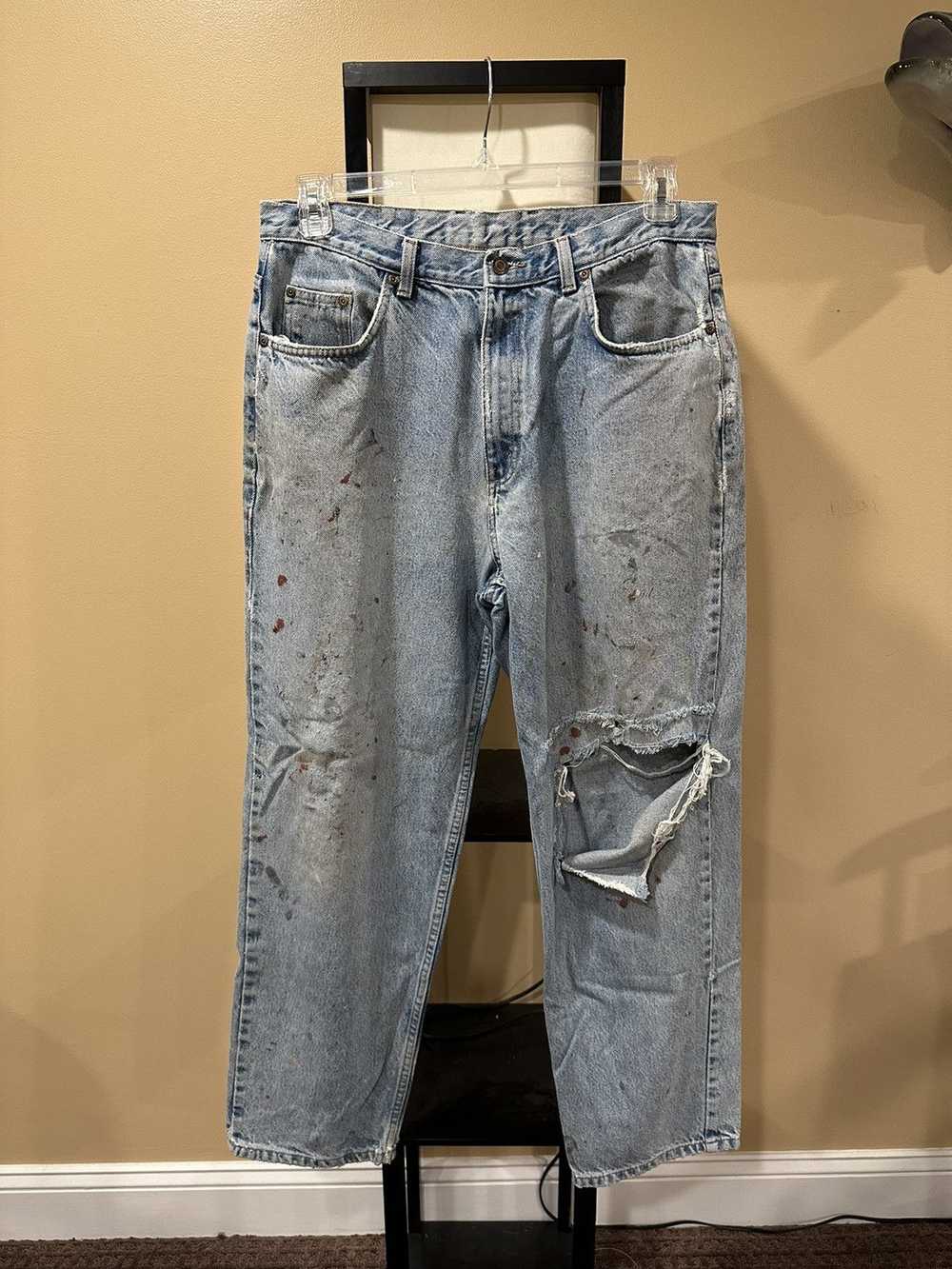 Distressed Denim × Streetwear × Vintage Vintage D… - image 3