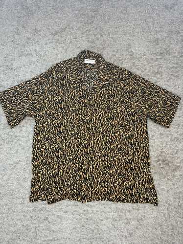 Saint Laurent Paris YSL Cheetah Silk Button up