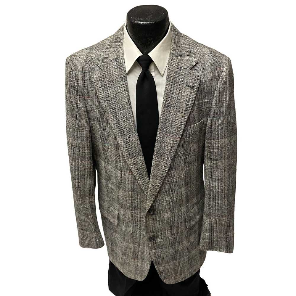 Unkwn Vtg 50's Style Christian Brooks Gray Multic… - image 1