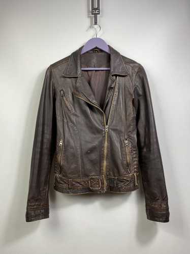 Avant Garde × Leather Jacket × Vintage Vintage EC… - image 1